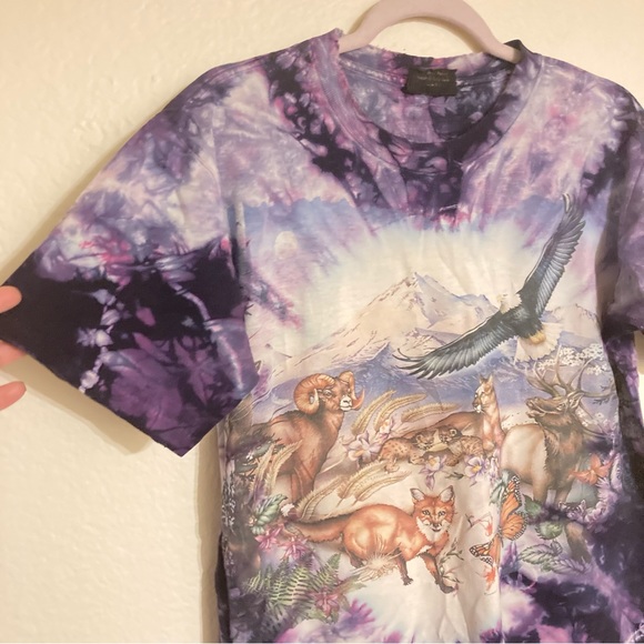 Chapman Graphics vintage tie dye forest animal tee - Picture 4 of 13